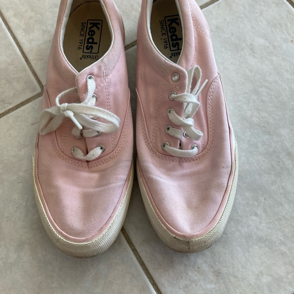 Women’s pink Keds sneakers